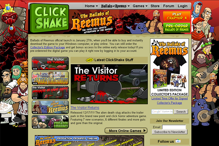 ClickShake Games
